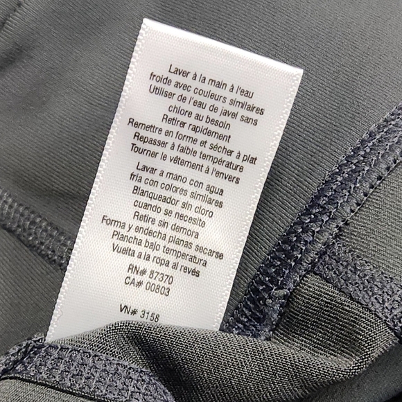 ALO YOGA VITALITY LEGGING LIVELY LACE IN SLATE GLOSSY SIZE XS - Picture 9 of 13